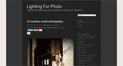 Desktop Screenshot of lightingforphoto.com